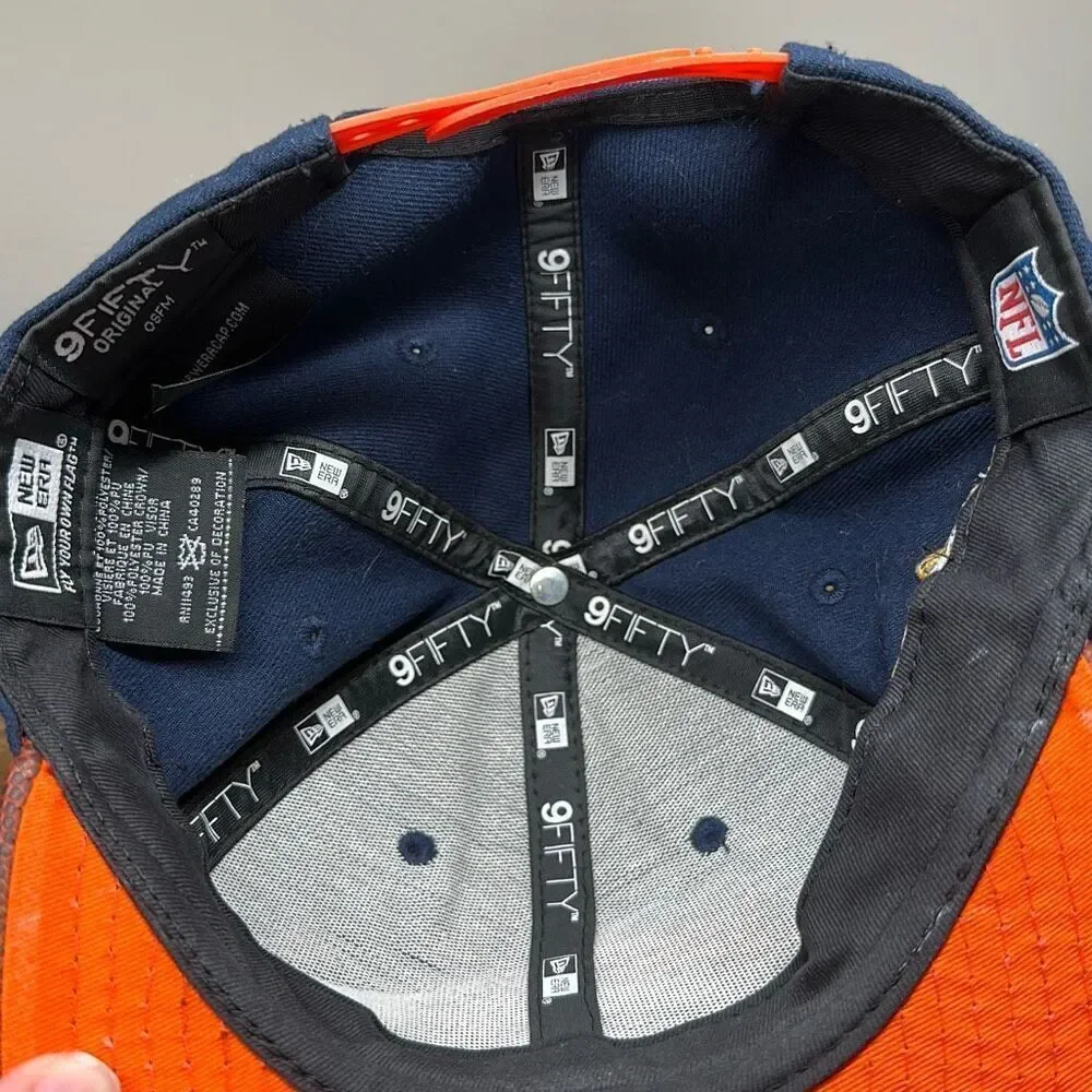 Vintage Super Bowl  XXXIII ‎ Denver Broncos Hat Cap SnapBack 1999 Navy New Era